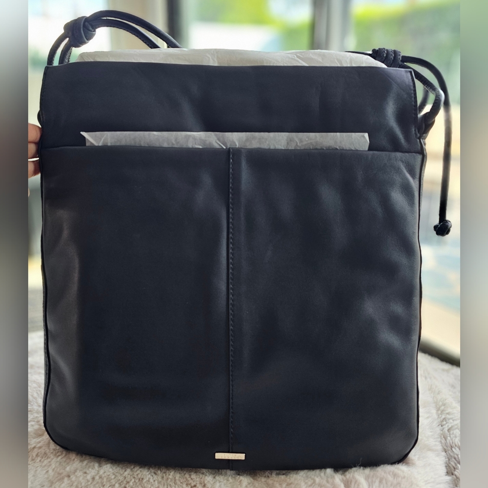 Vince Camuto Nicco Knotted Leather Hobo Bag